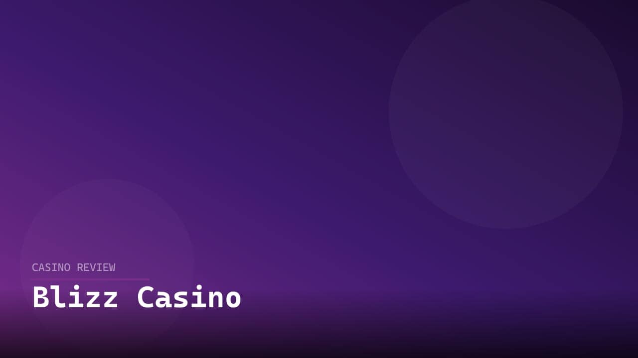 Blizz Casino review