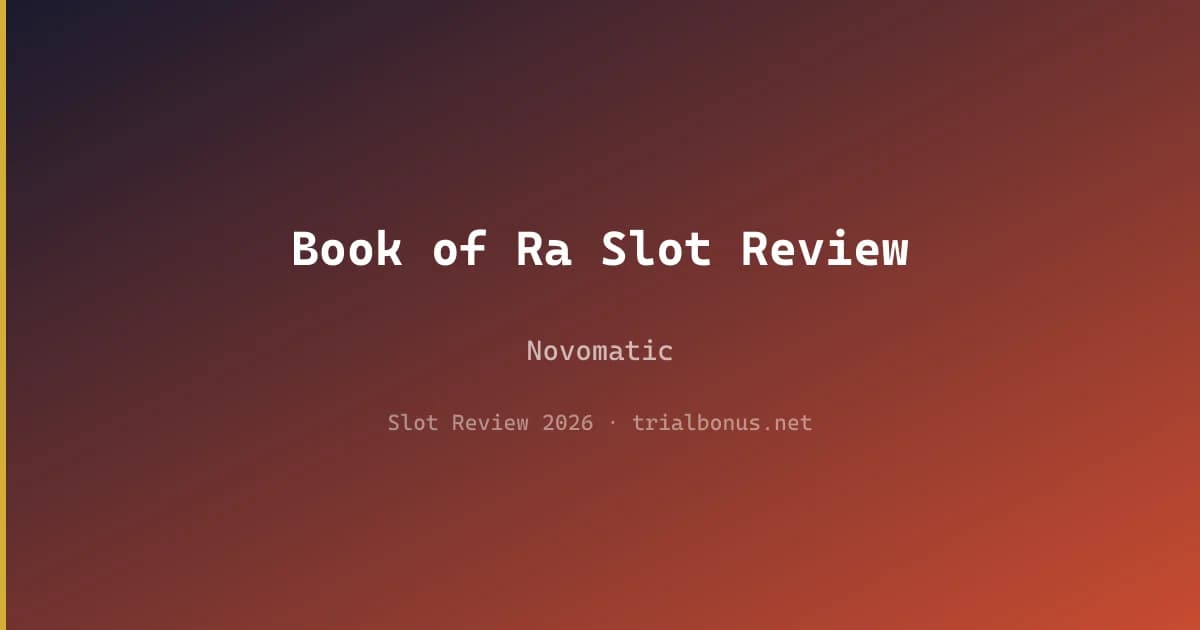 Book of Ra Slot Review review