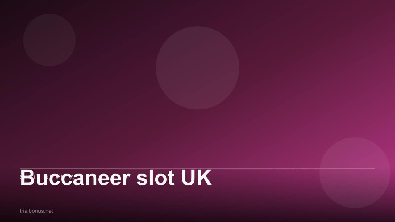 Buccaneer slot UK review