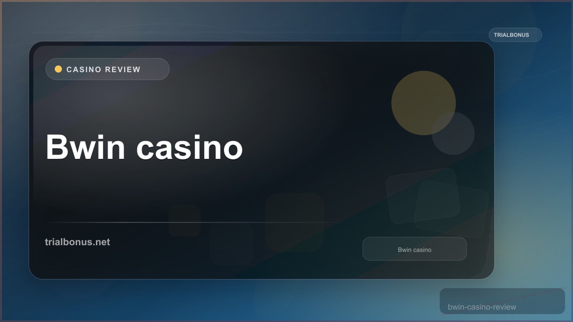 Bwin casino review UK review