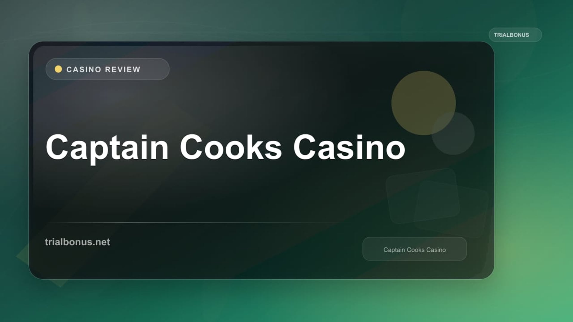 Captain Cooks Casino - CPL review