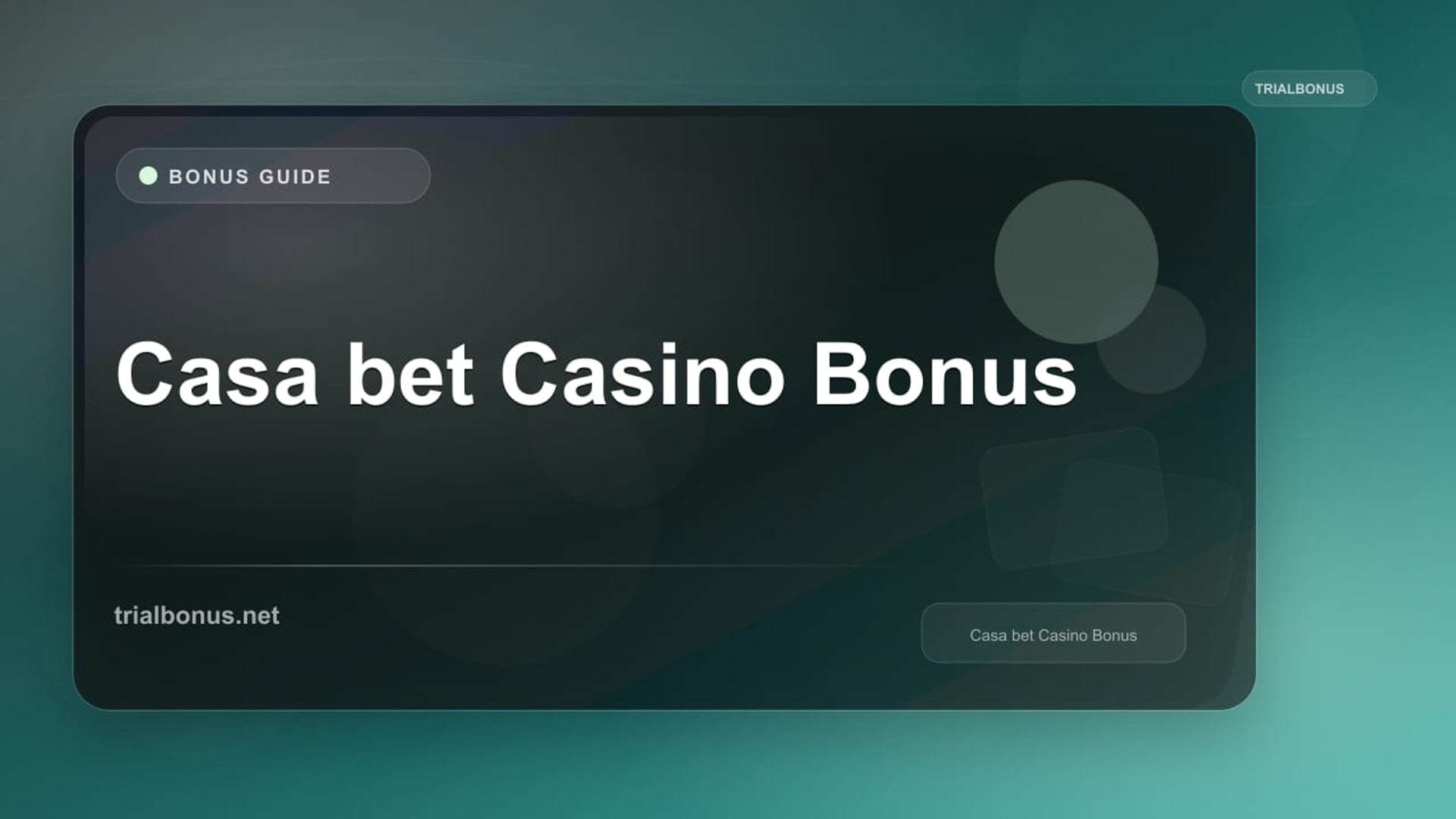 Casa bet Casino Bonus Verification Guide review