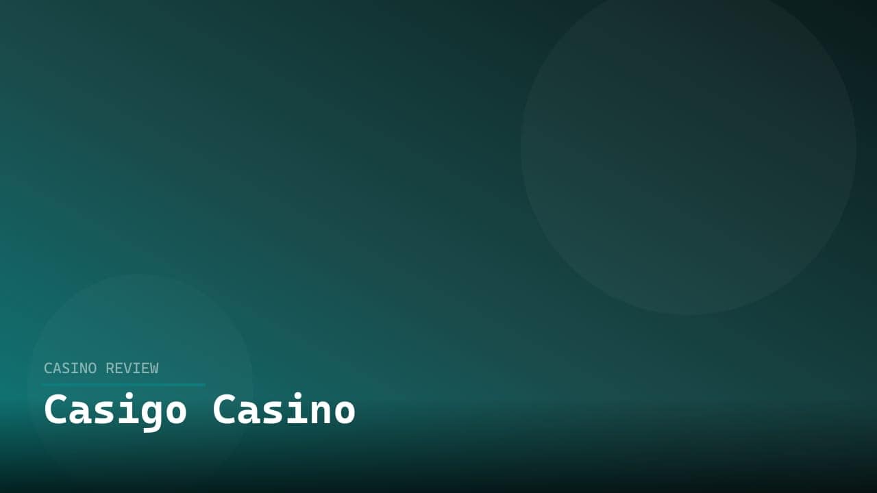 Casigo Casino review