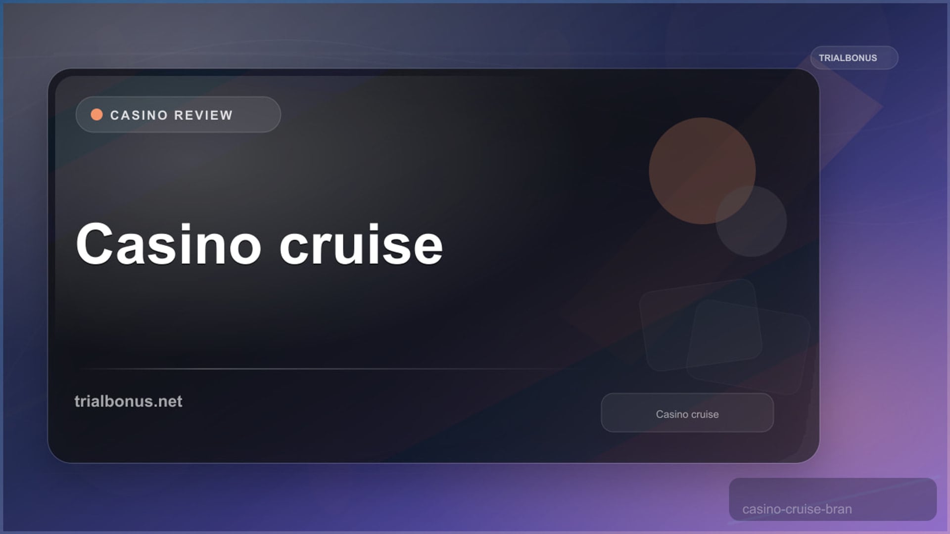 Casino Cruise: Details to Check Before Joining review