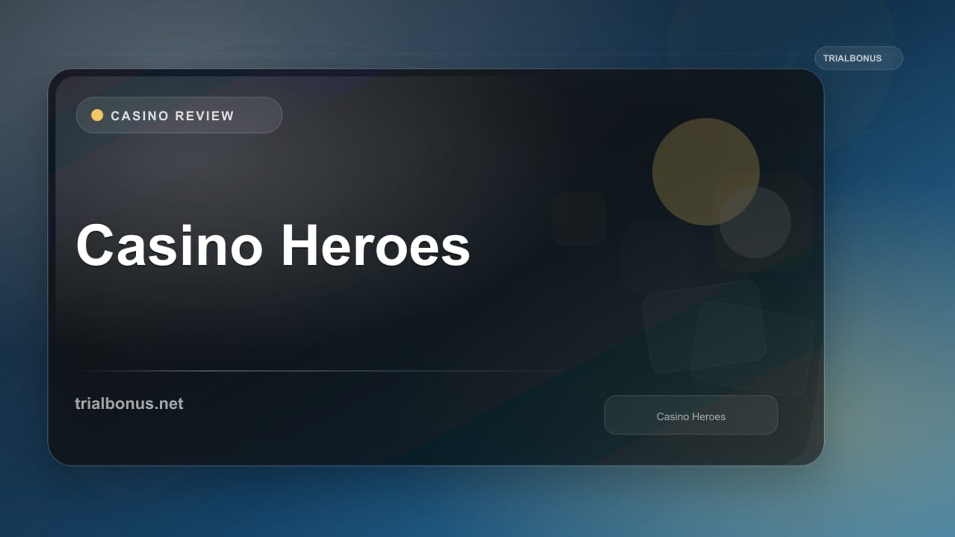 Casino Heroes review