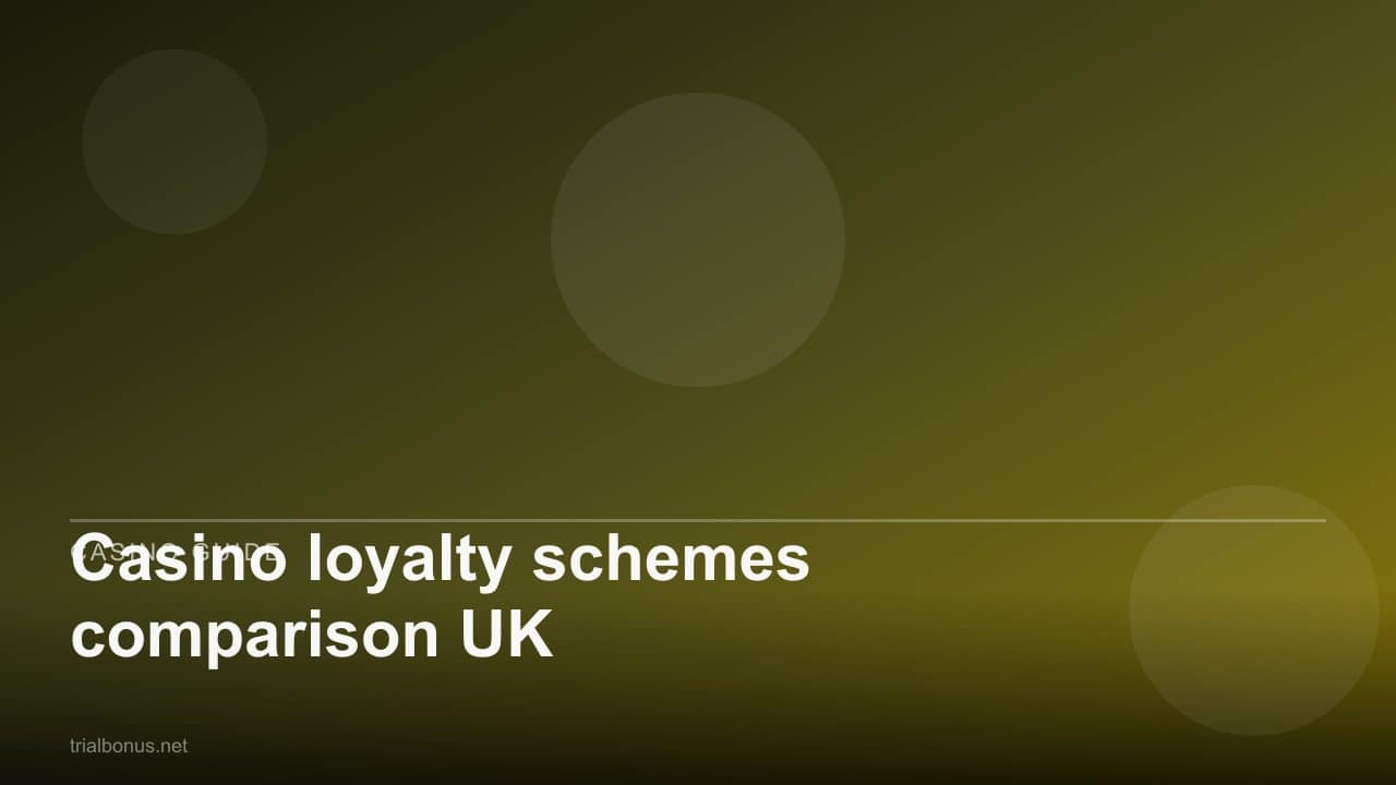 Casino loyalty schemes comparison UK review