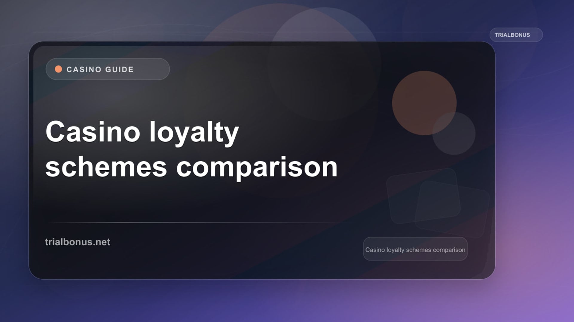 Casino loyalty schemes comparison UK review