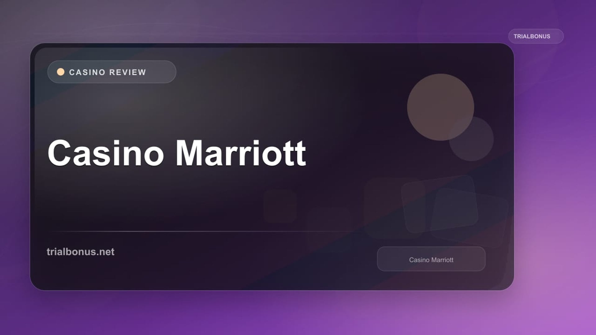 Casino Marriott review