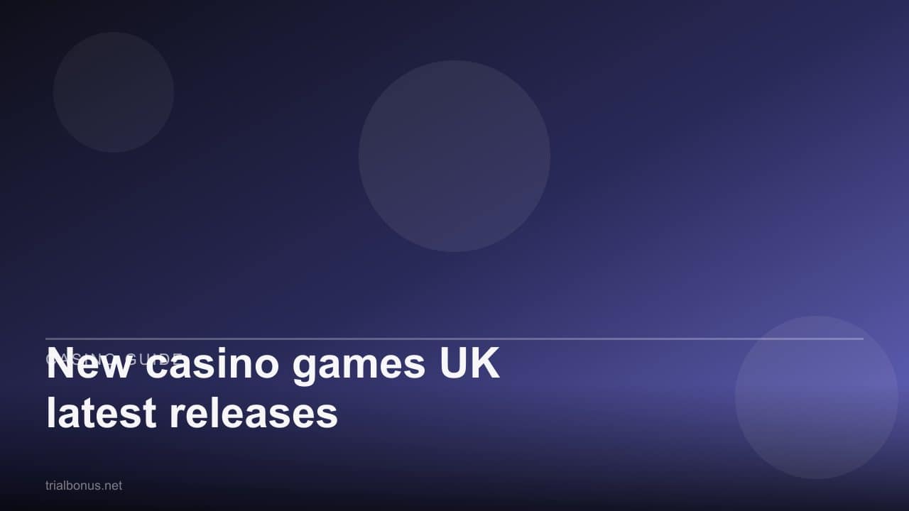 New casino games UK latest releases review