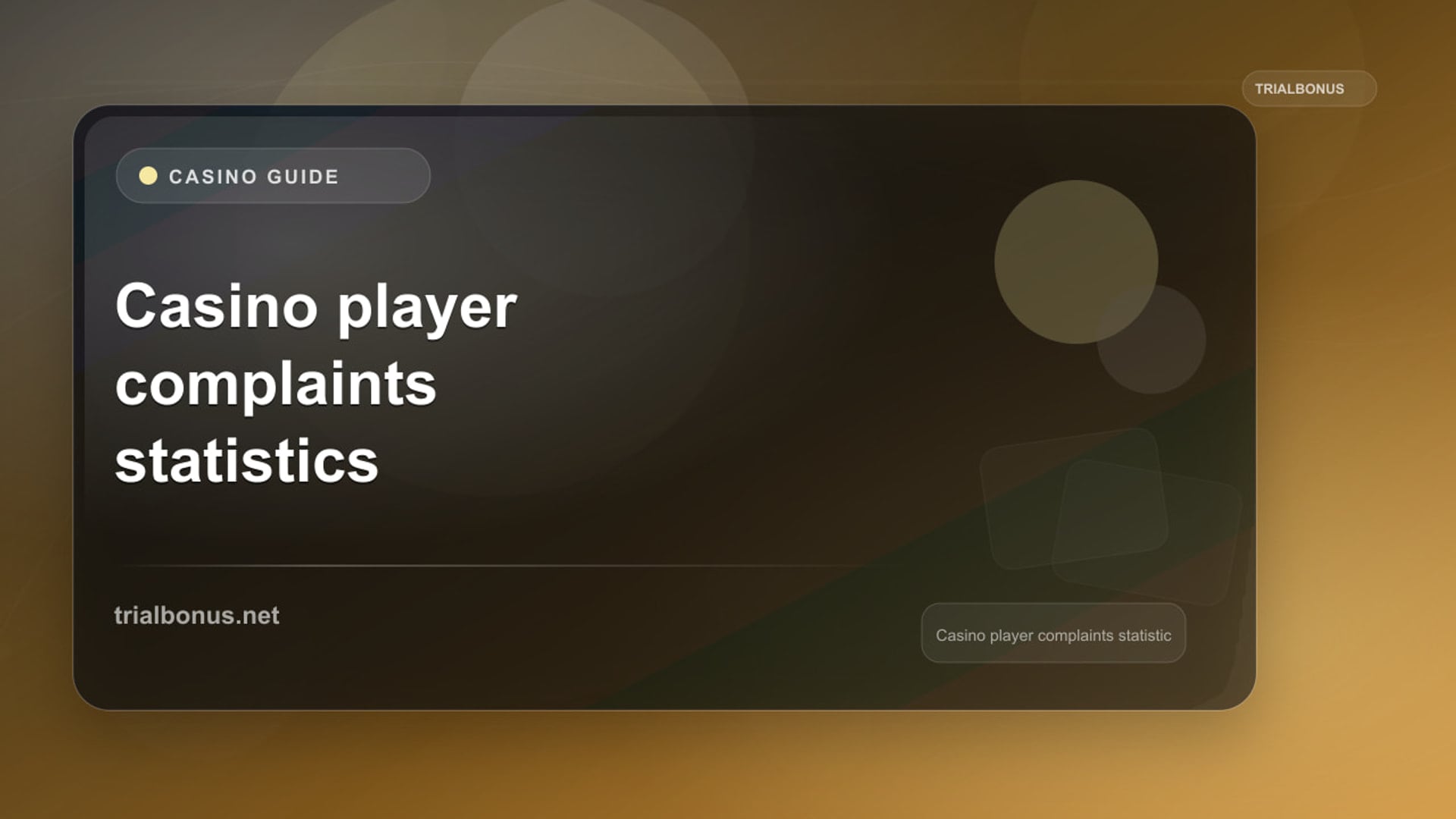 Casino Player Complaints: Evidence Guide review