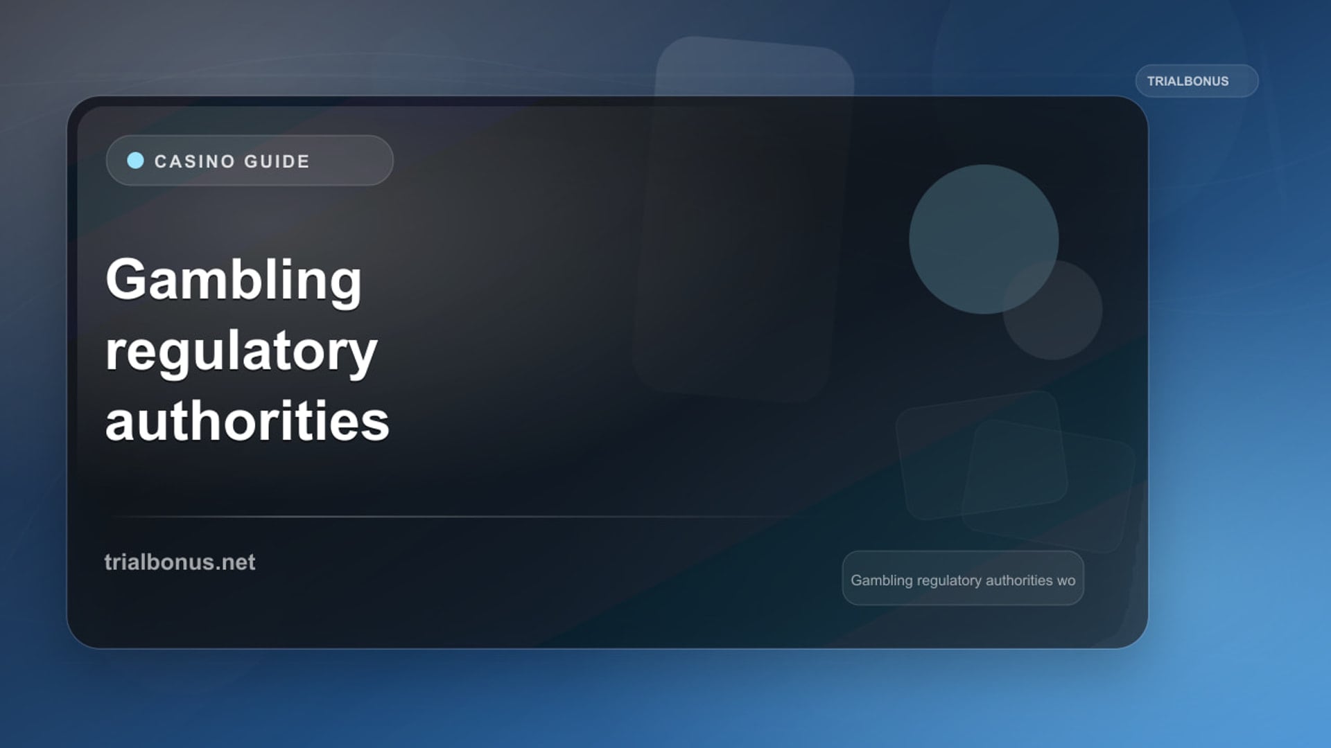Casino Regulatory Authority Verification Guide review