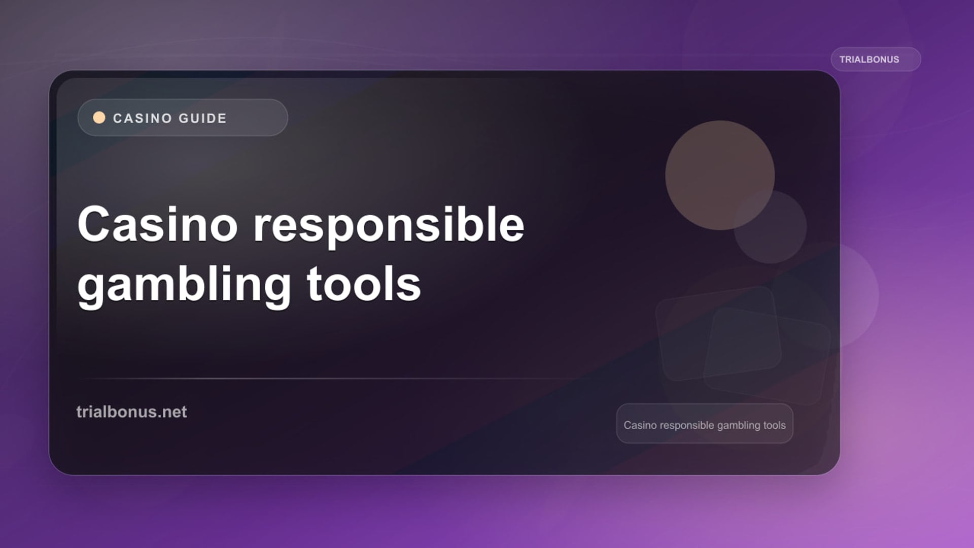 Casino Responsible Gambling Tools: UK Guide review