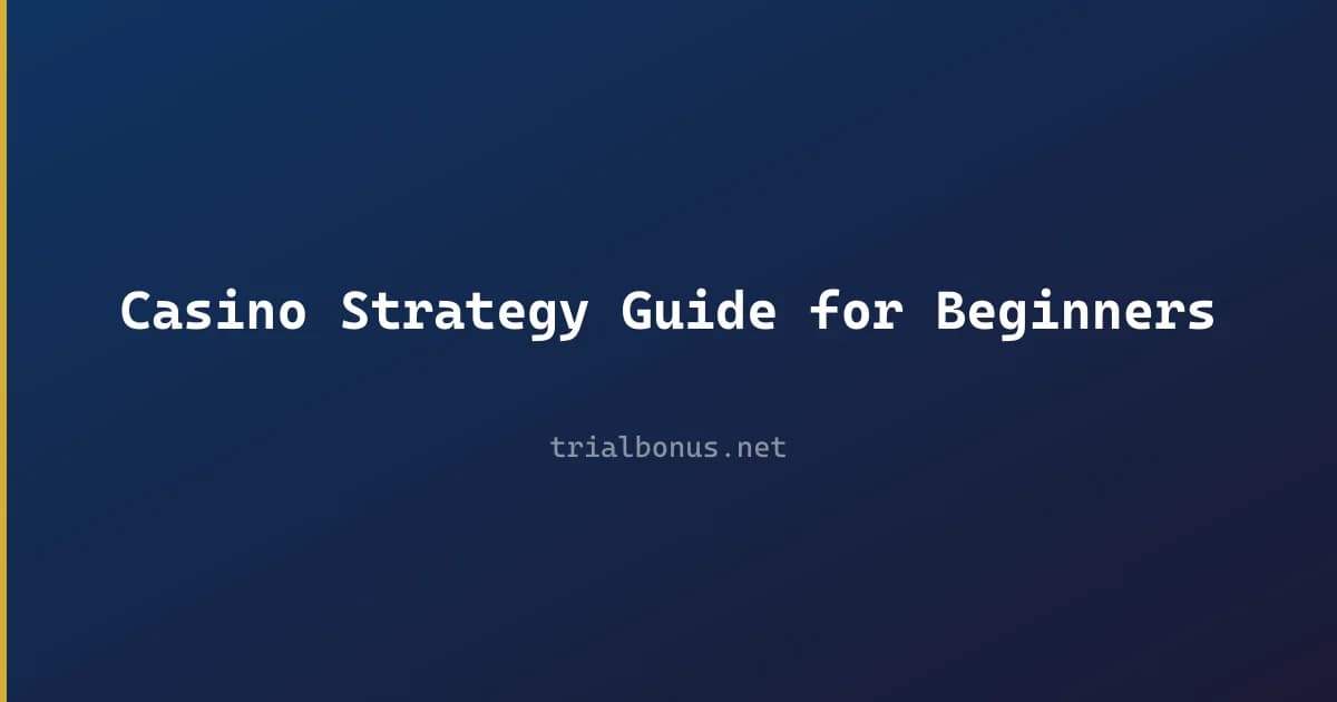 Casino Strategy Guide for Beginners review