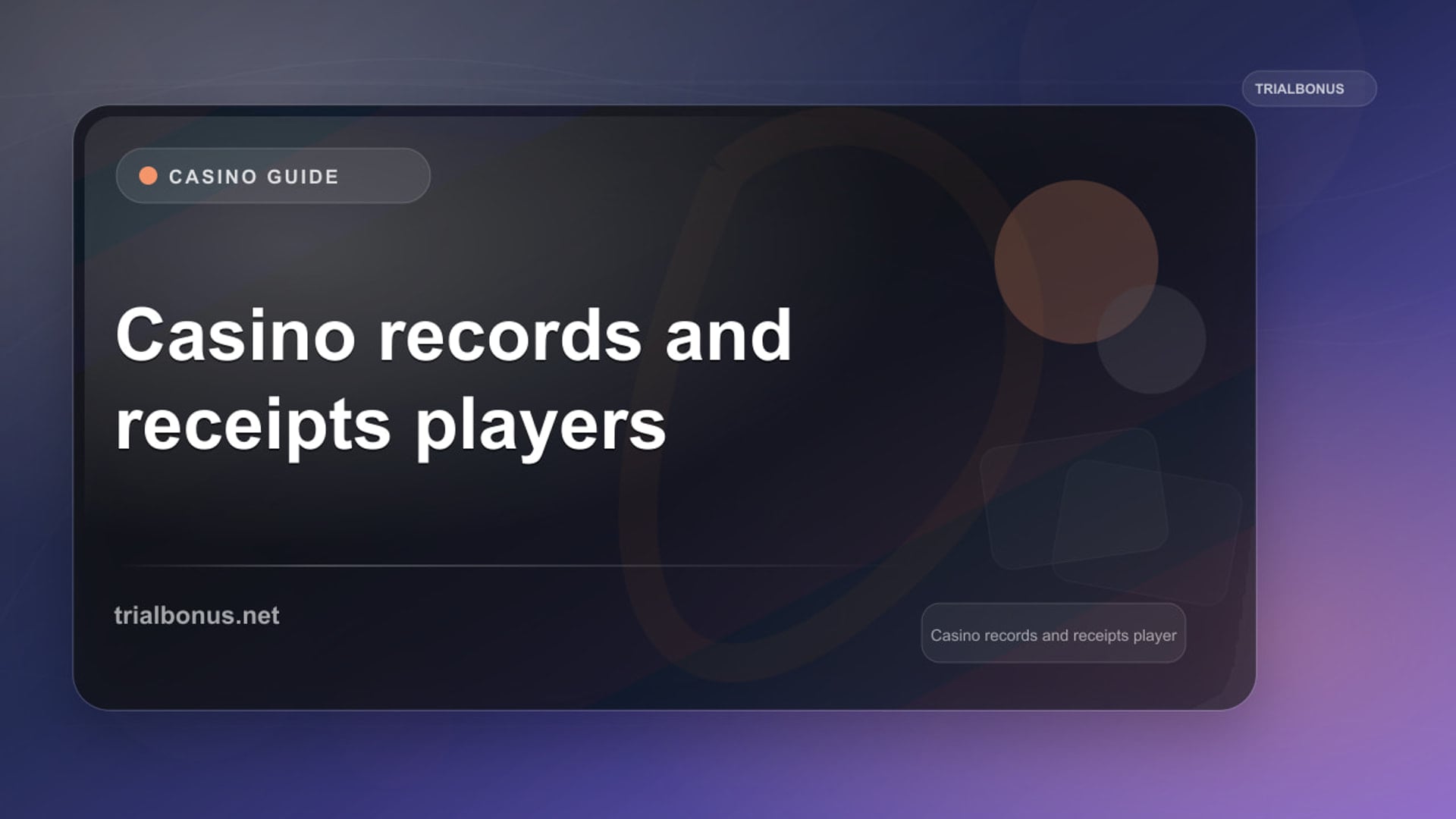 Casino Records Guide review