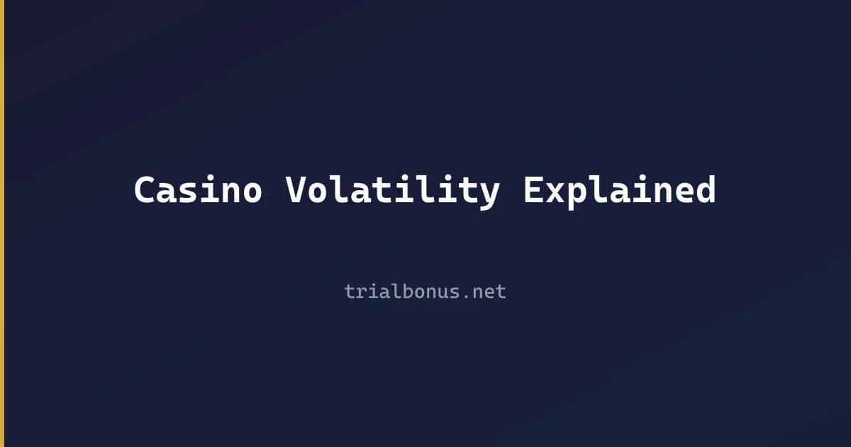 Casino Volatility Explained review