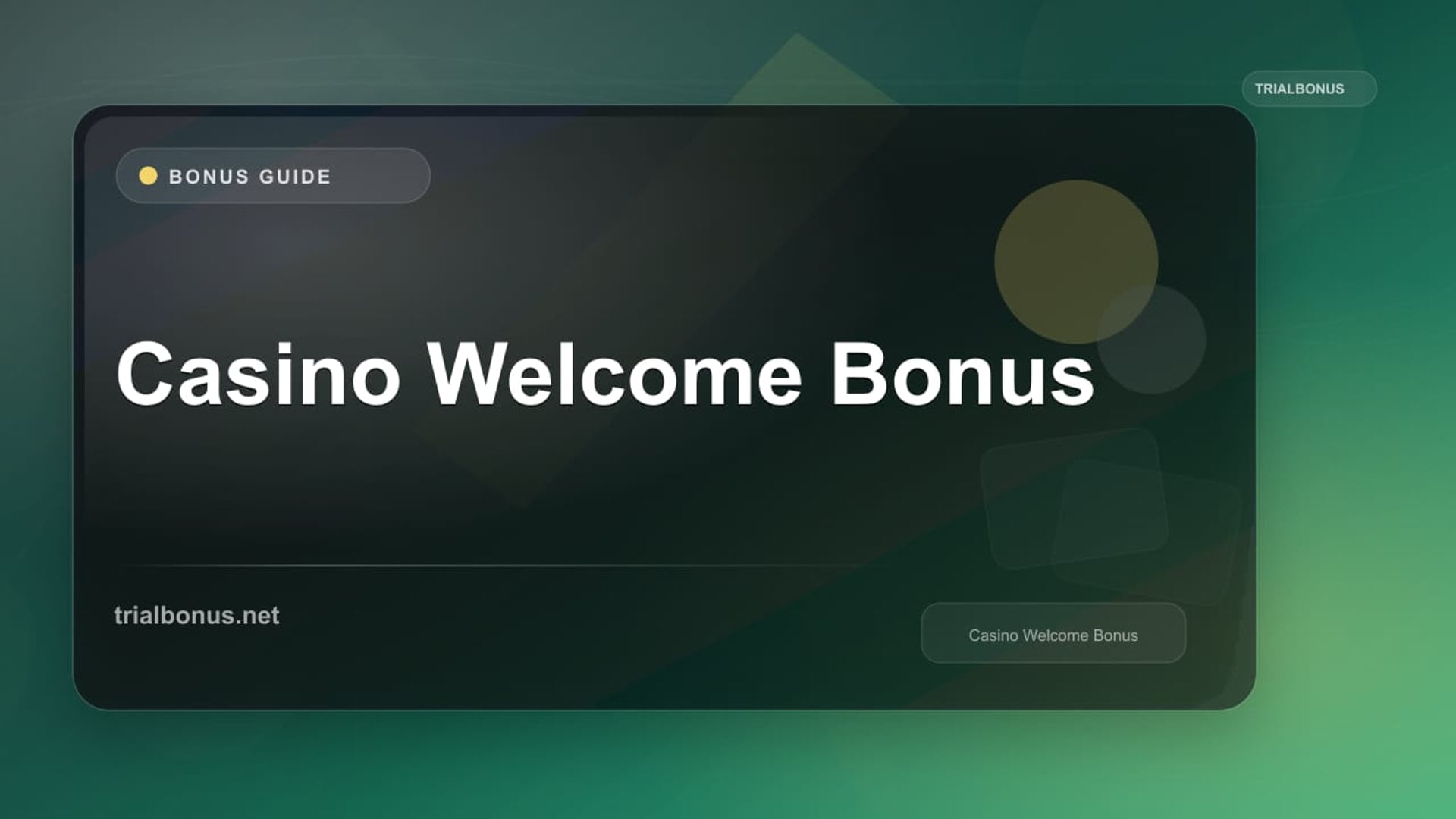 Casino Welcome Bonus review