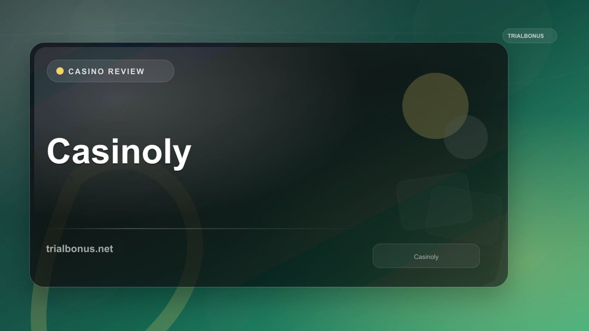 Casinoly Review review