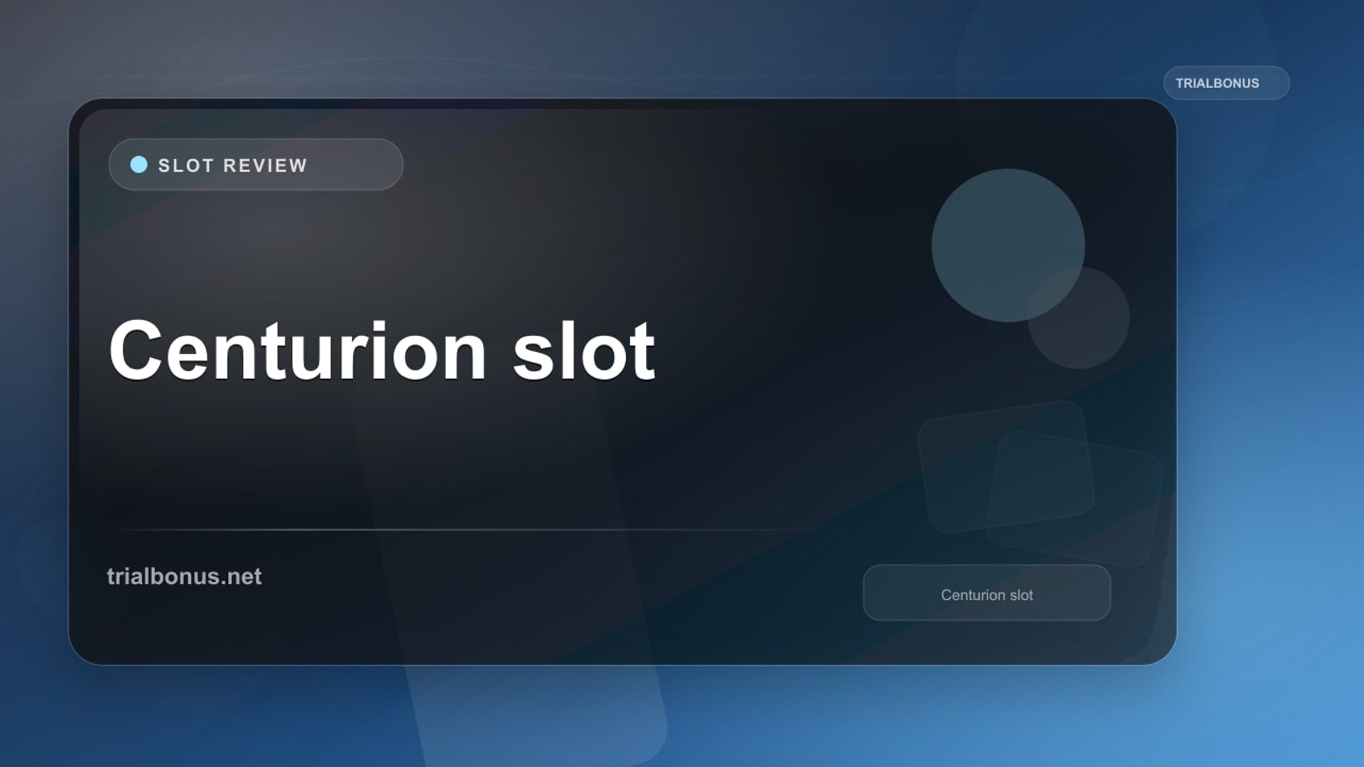 Centurion Slot: What to Check Before Playing review