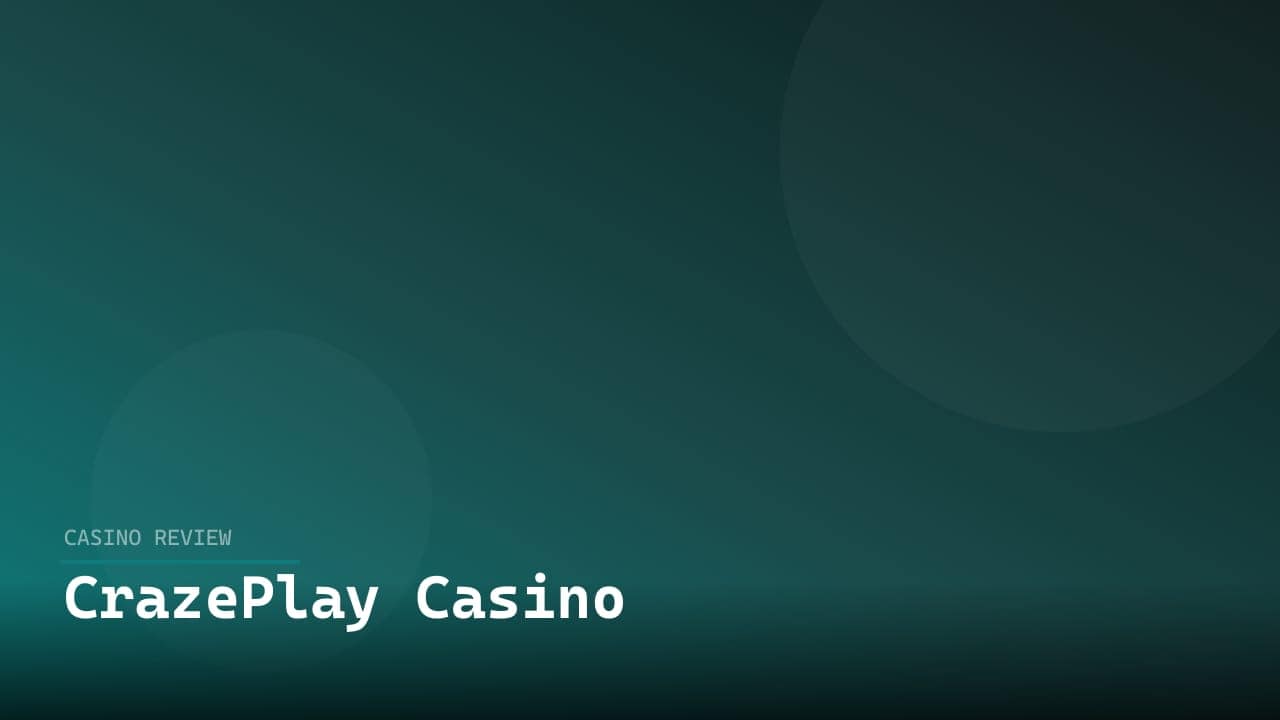CrazePlay Casino review