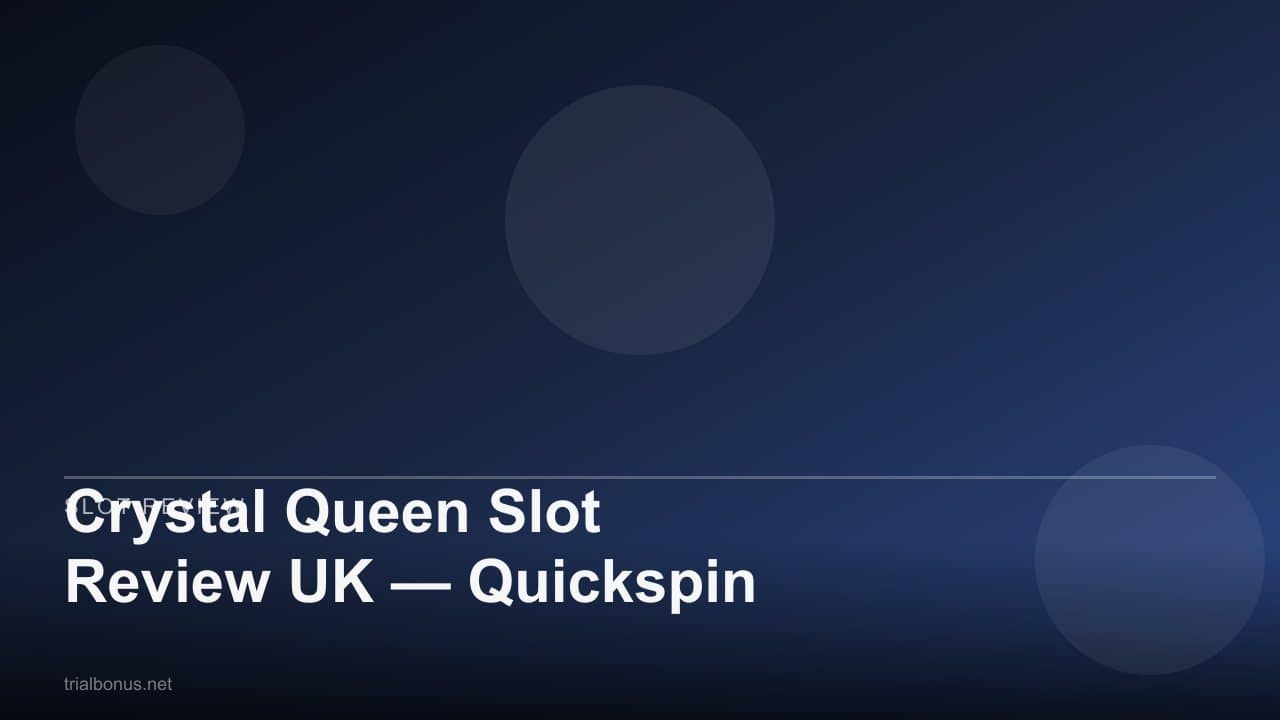 Crystal Queen Slot Review UK — Quickspin review