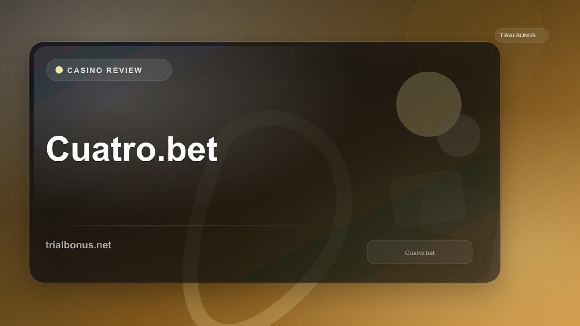 Cuatro.bet review