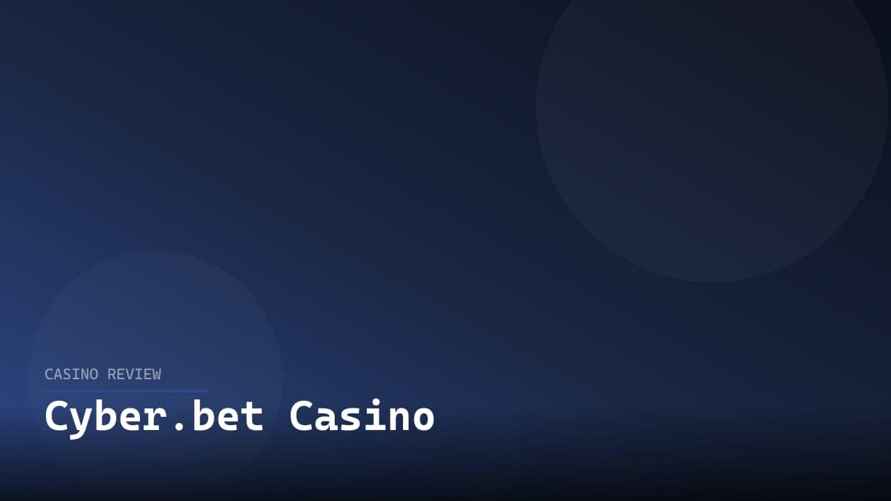 Cyber.bet Casino review