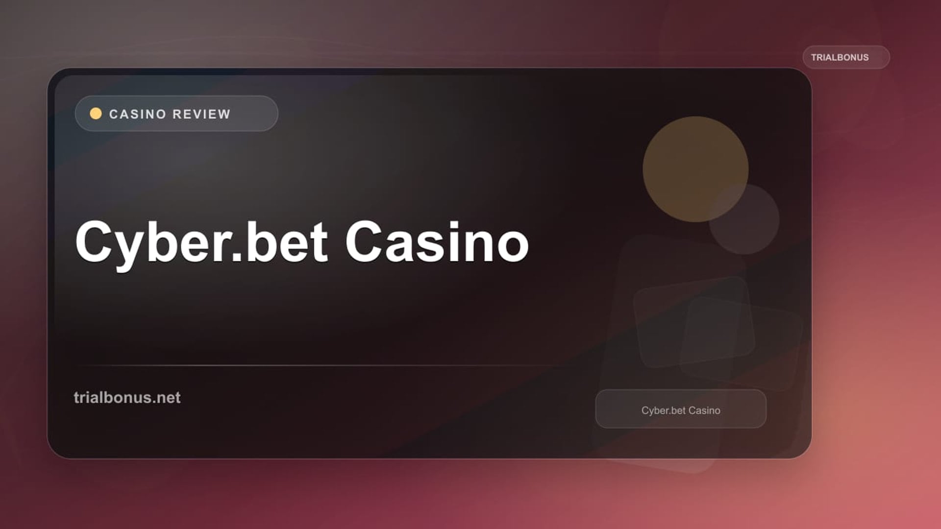 Cyber.bet Casino review