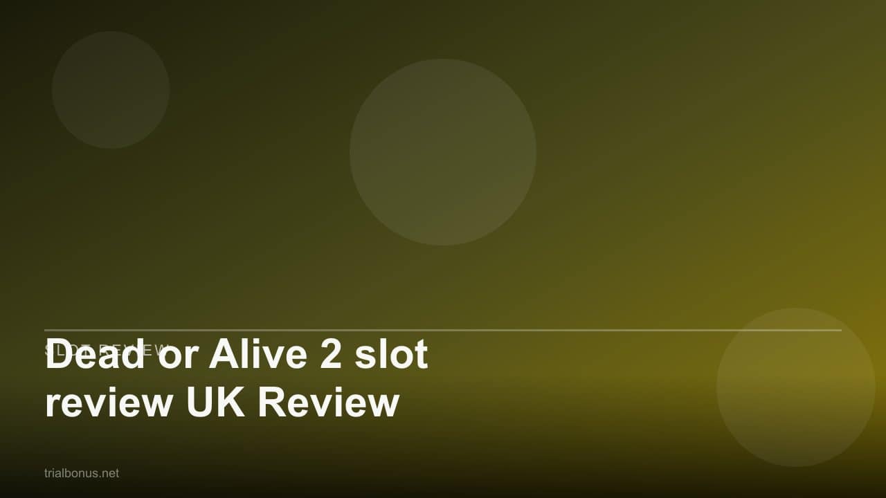 Dead or Alive 2 slot review UK Review review