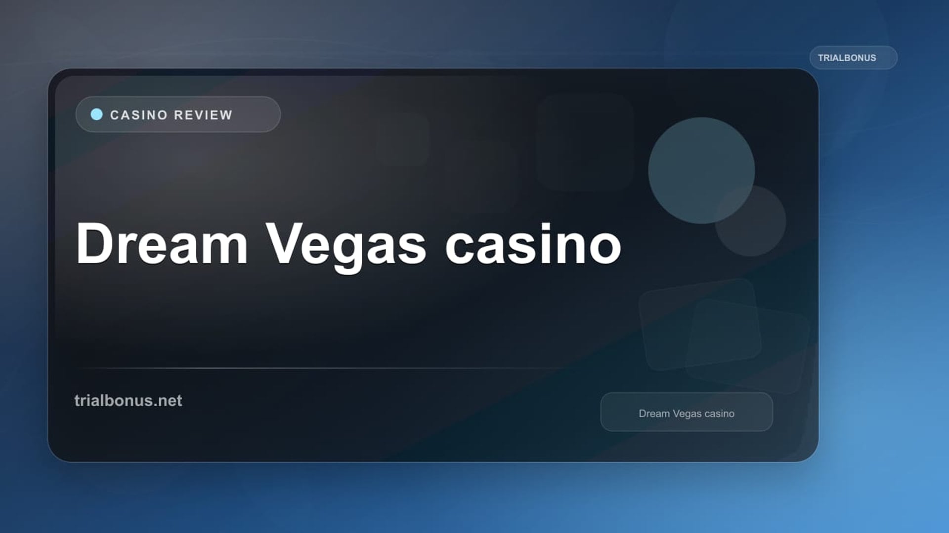 Dream Vegas casino review