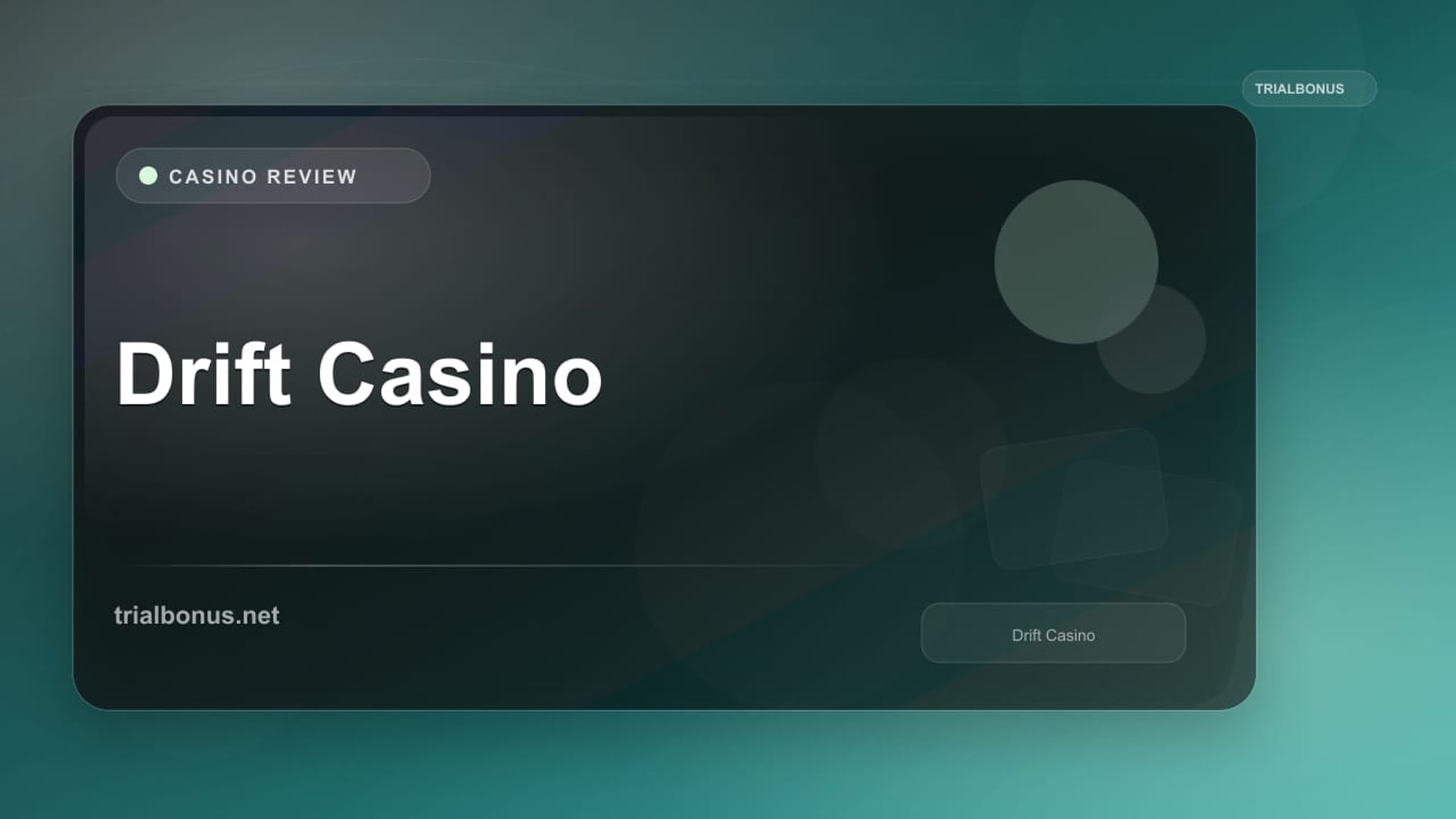 Drift Casino review