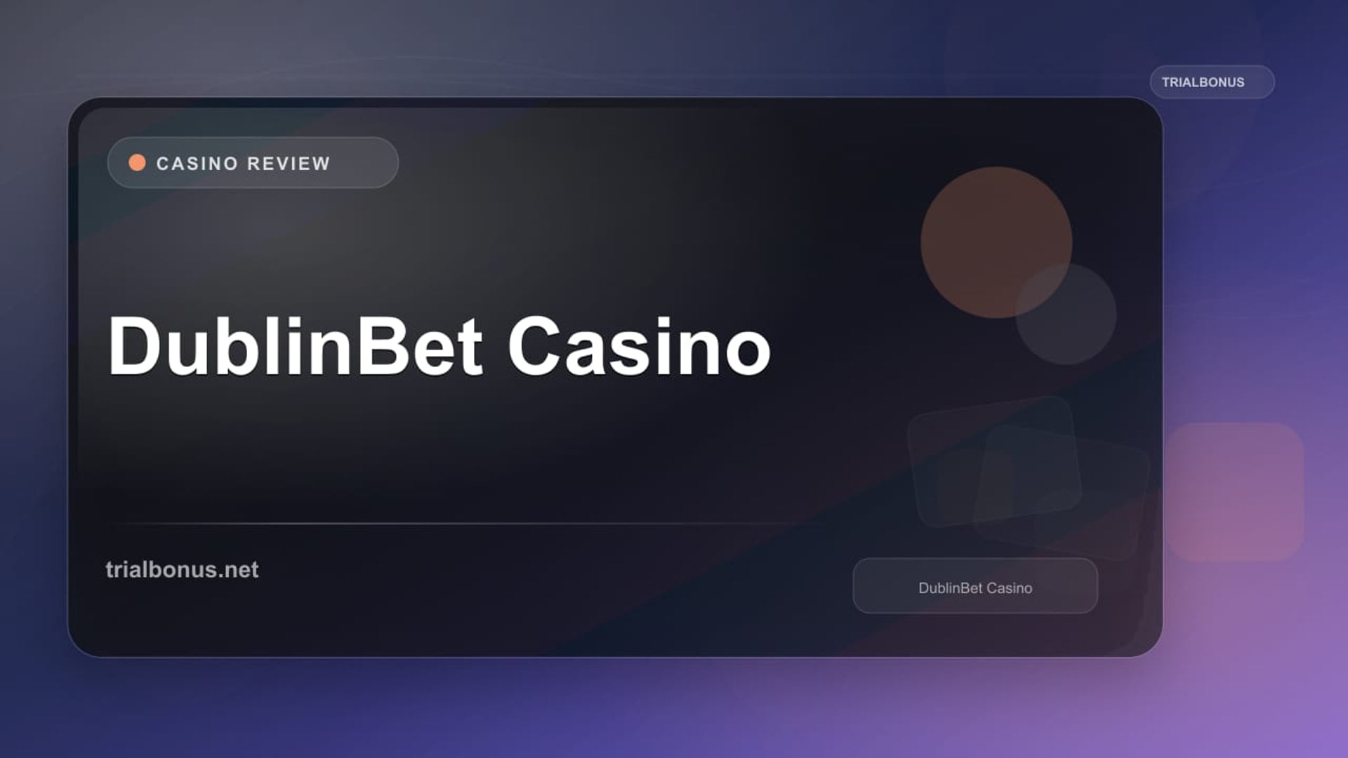 DublinBet Casino review