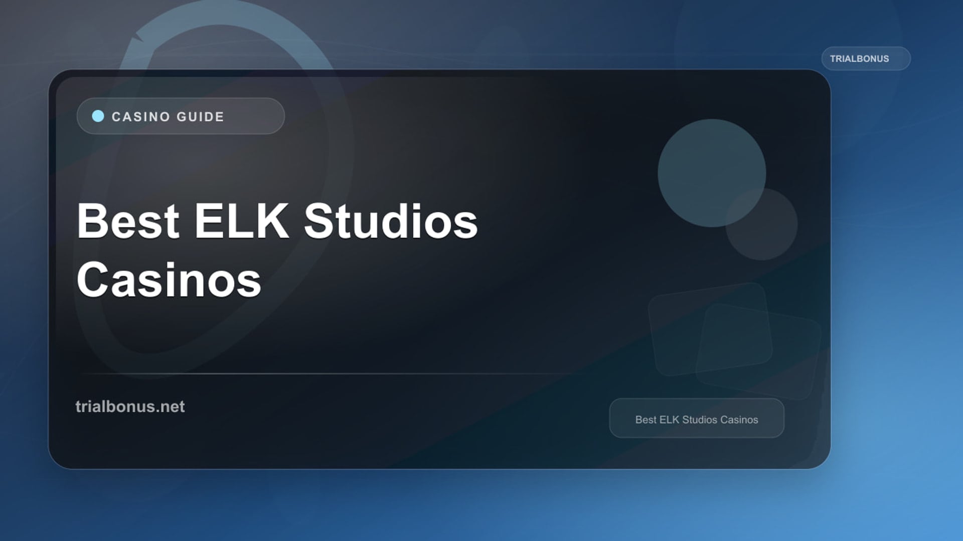 ELK Studios Casinos: What to Verify Before Playing review
