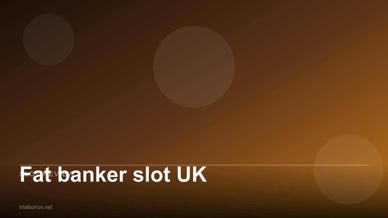 Fat banker slot UK review