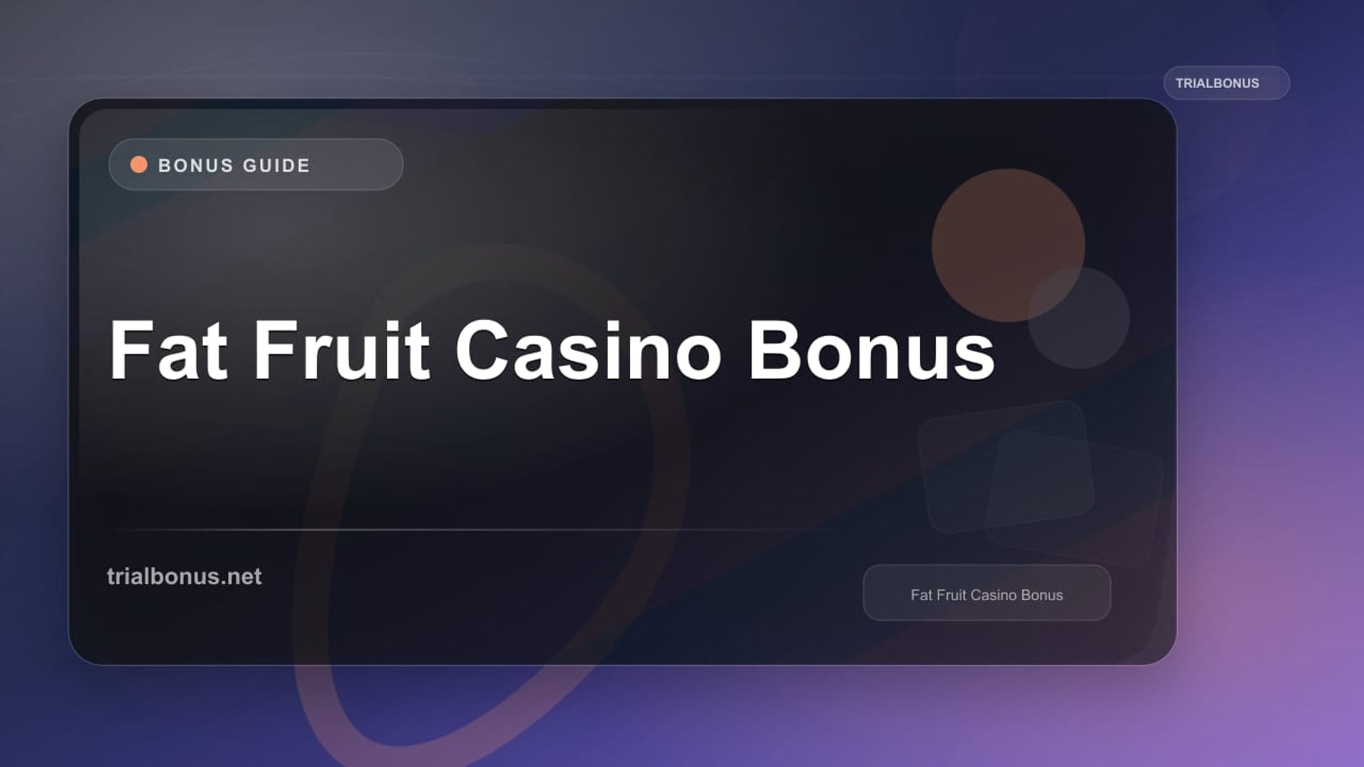 FatFruit Casino Bonus: Terms to Check review