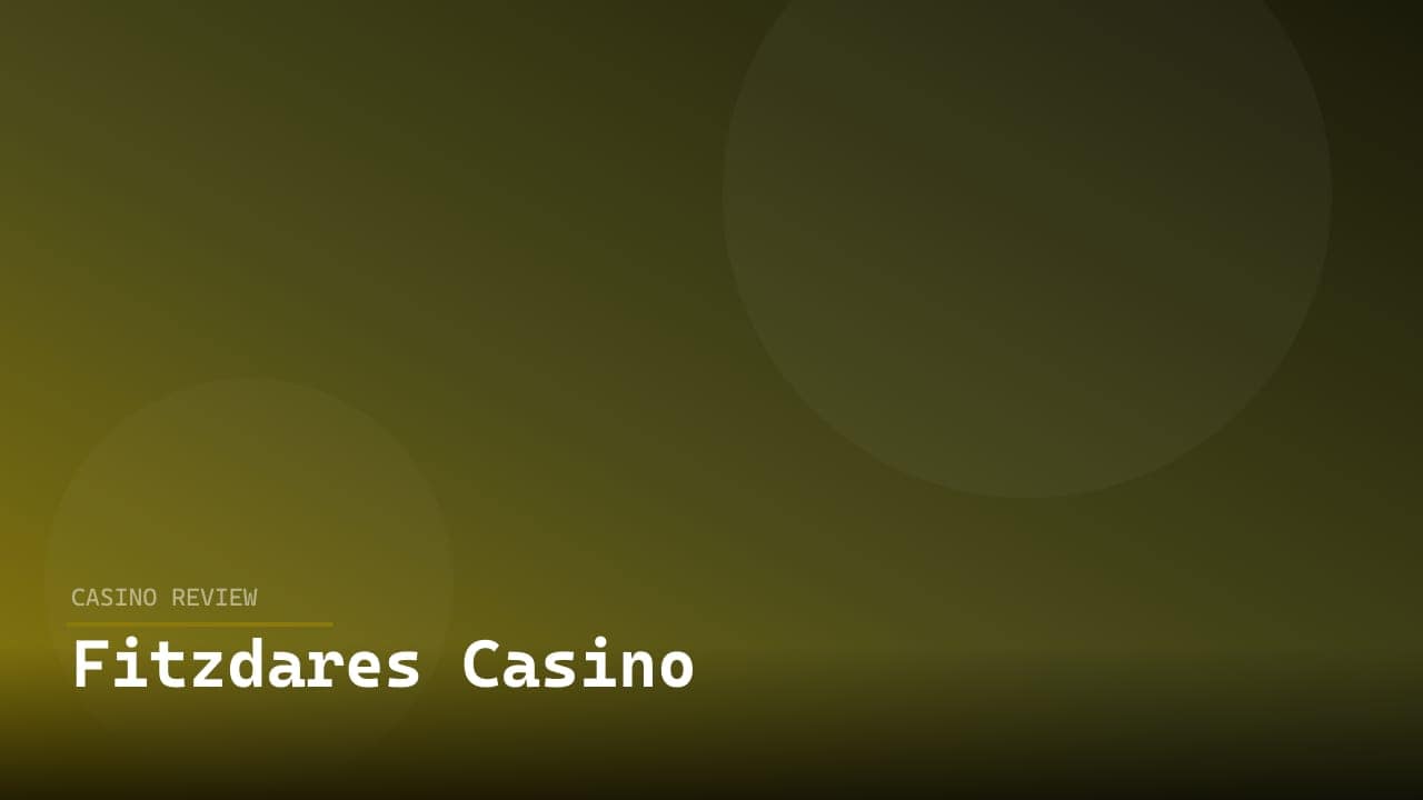 Fitzdares Casino review