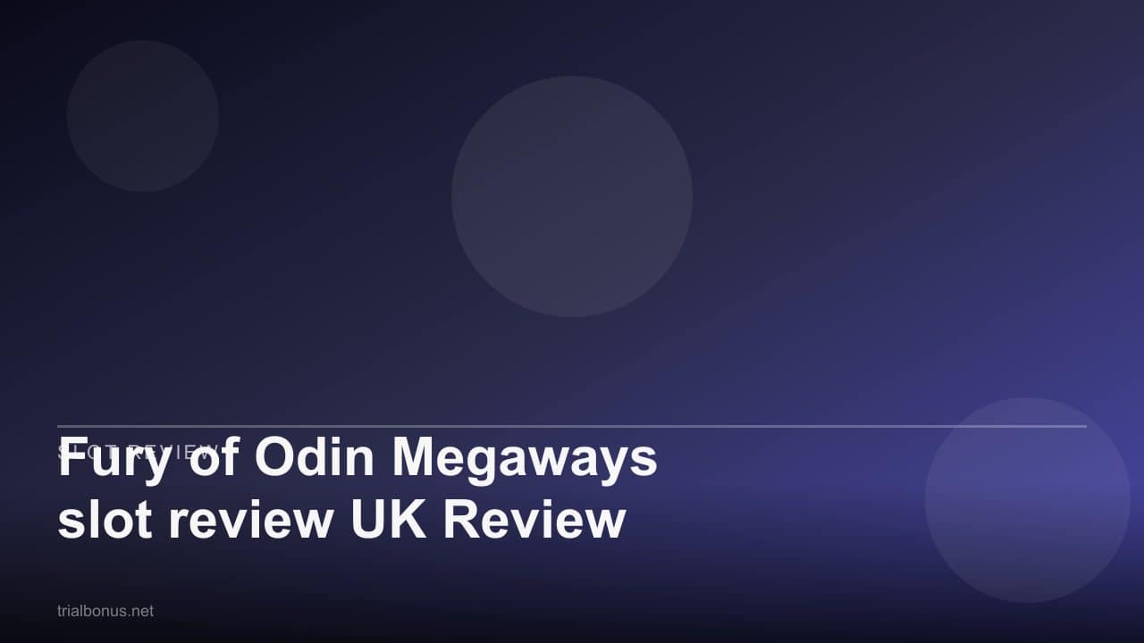 Fury of Odin Megaways slot review UK Review review