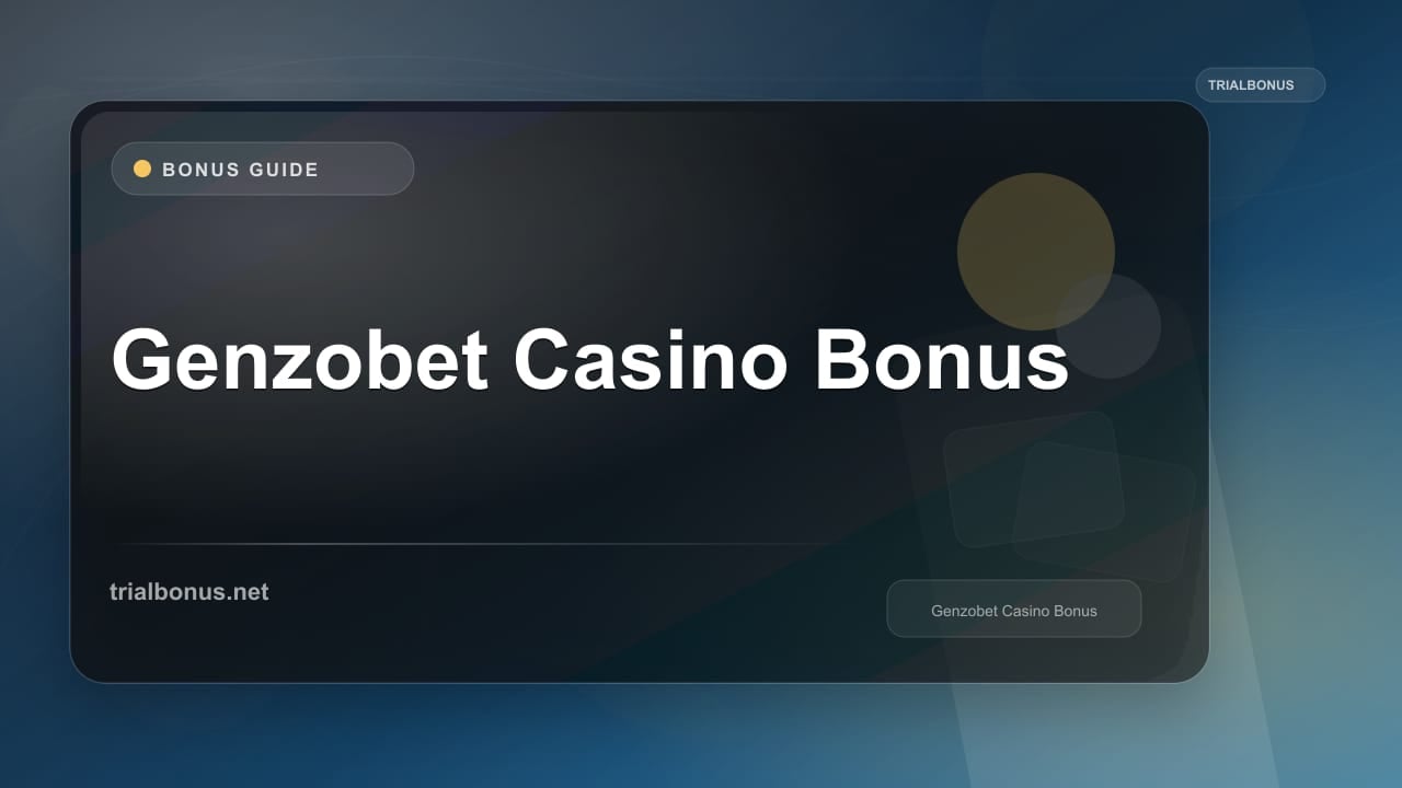 Genzobet Casino Bonus review