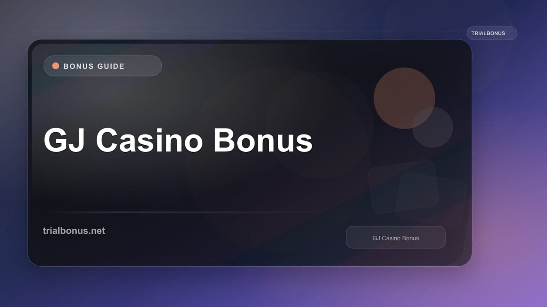 GJ Casino Bonus: Terms to Verify review