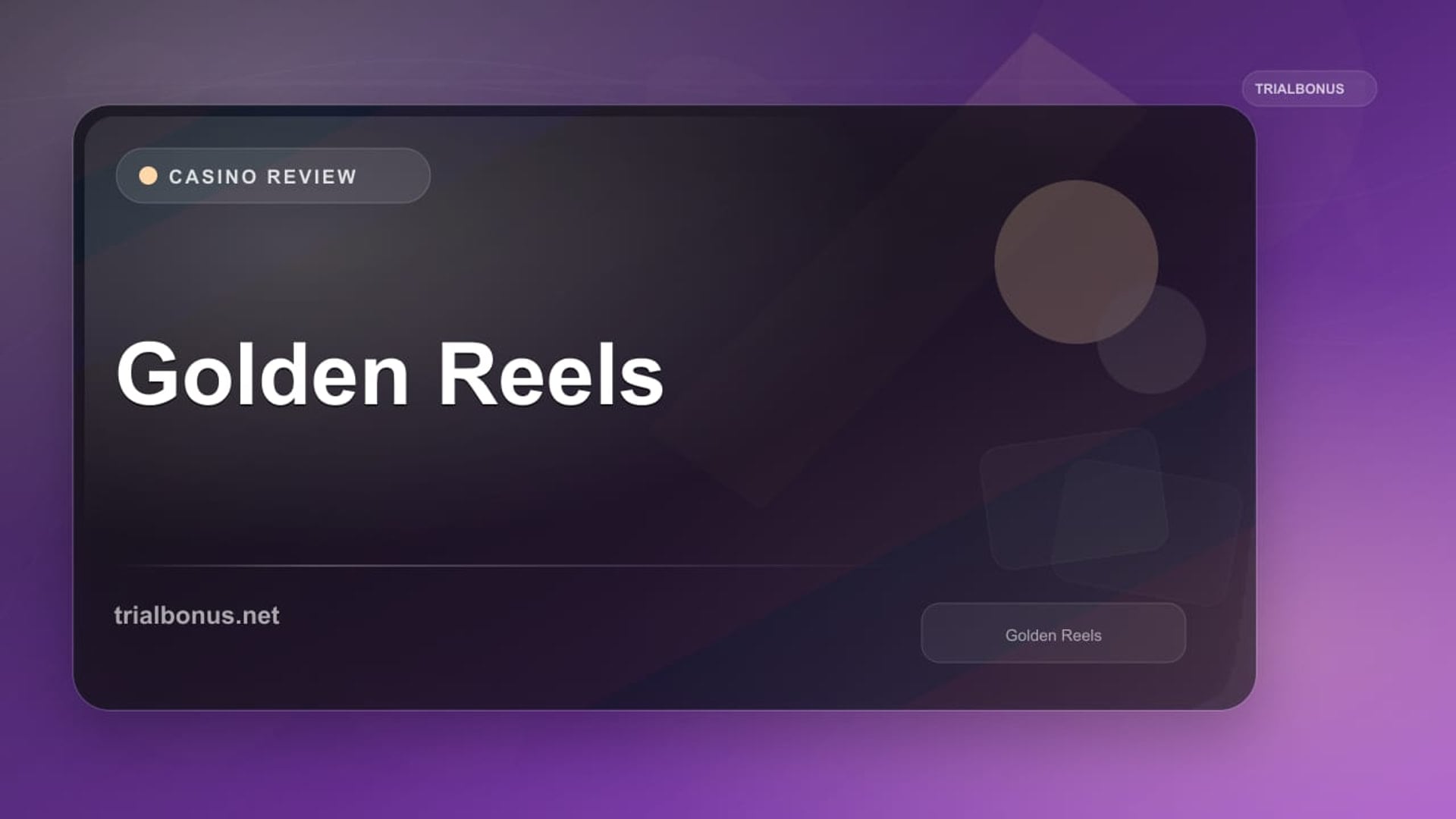 Golden Reels review