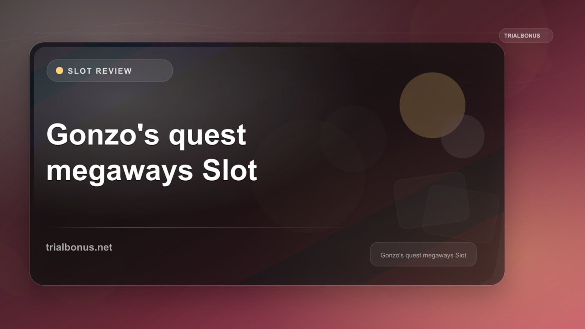 Gonzo's quest megaways Slot Review review