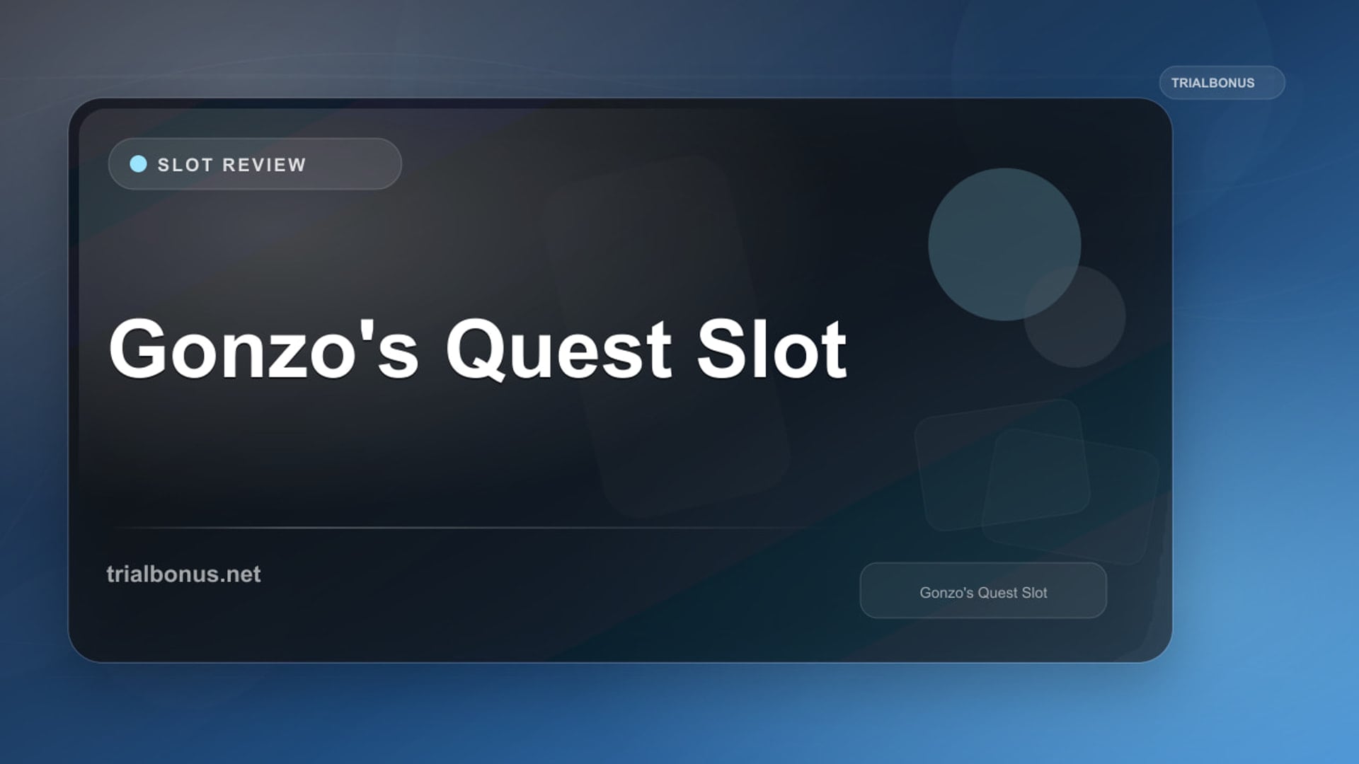 Gonzo's Quest Slot review