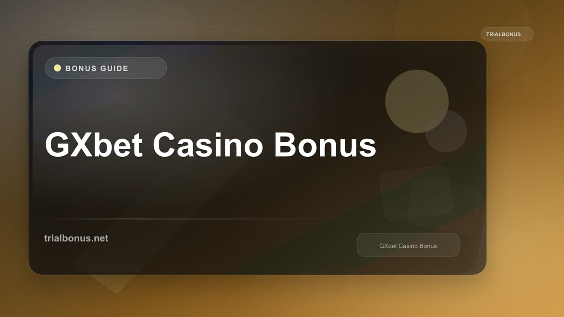GXbet Casino Bonus review