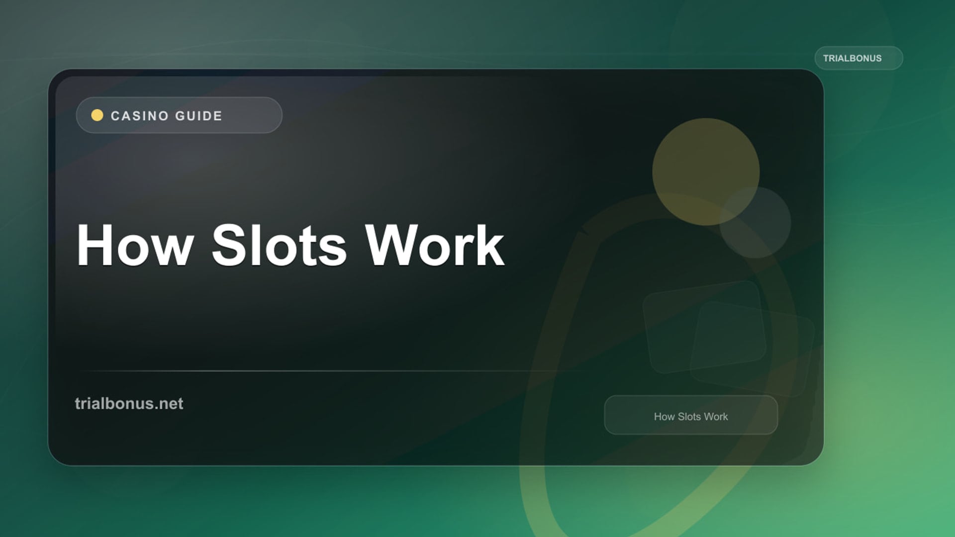 How Online Slots Work review