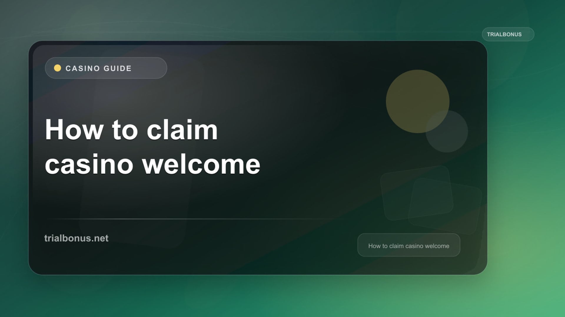 How to claim casino welcome bonus uk UK review