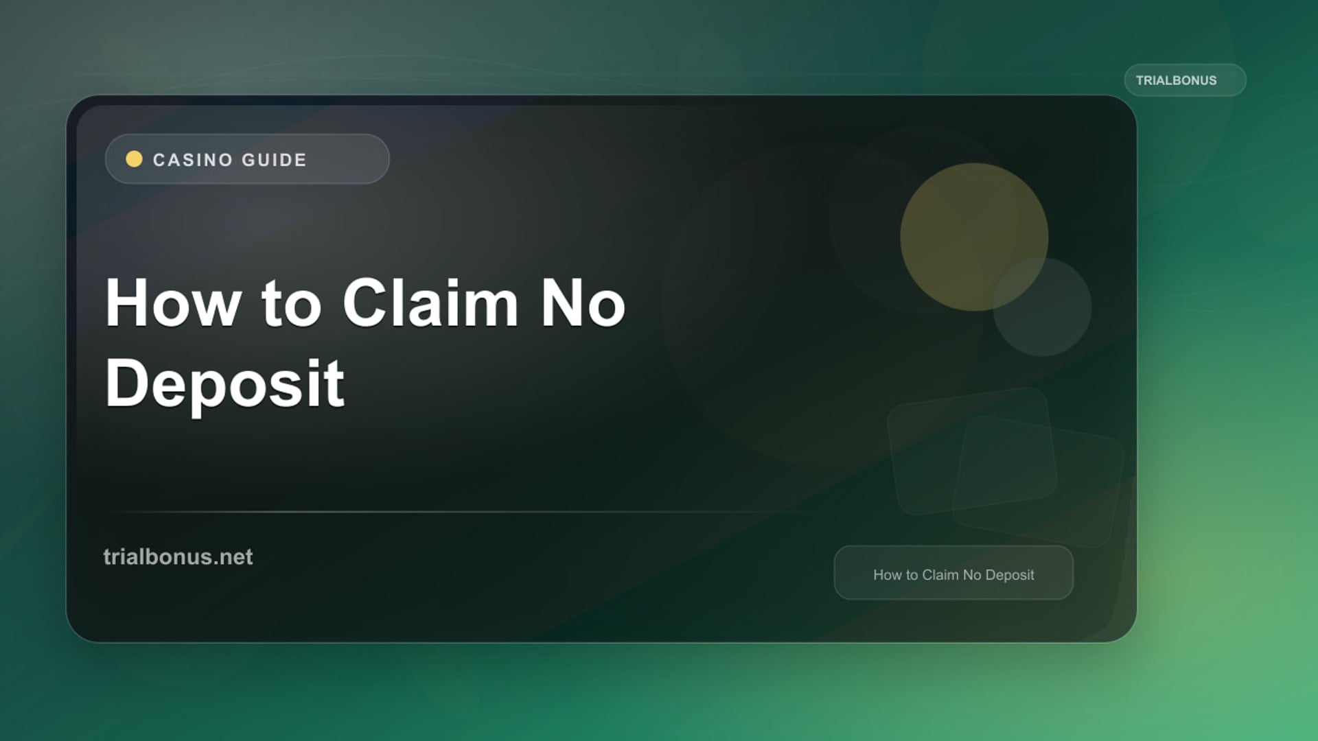 How to Claim a No Deposit Bonus review