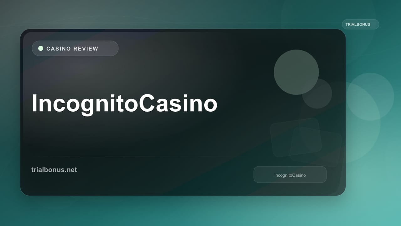 IncognitoCasino review