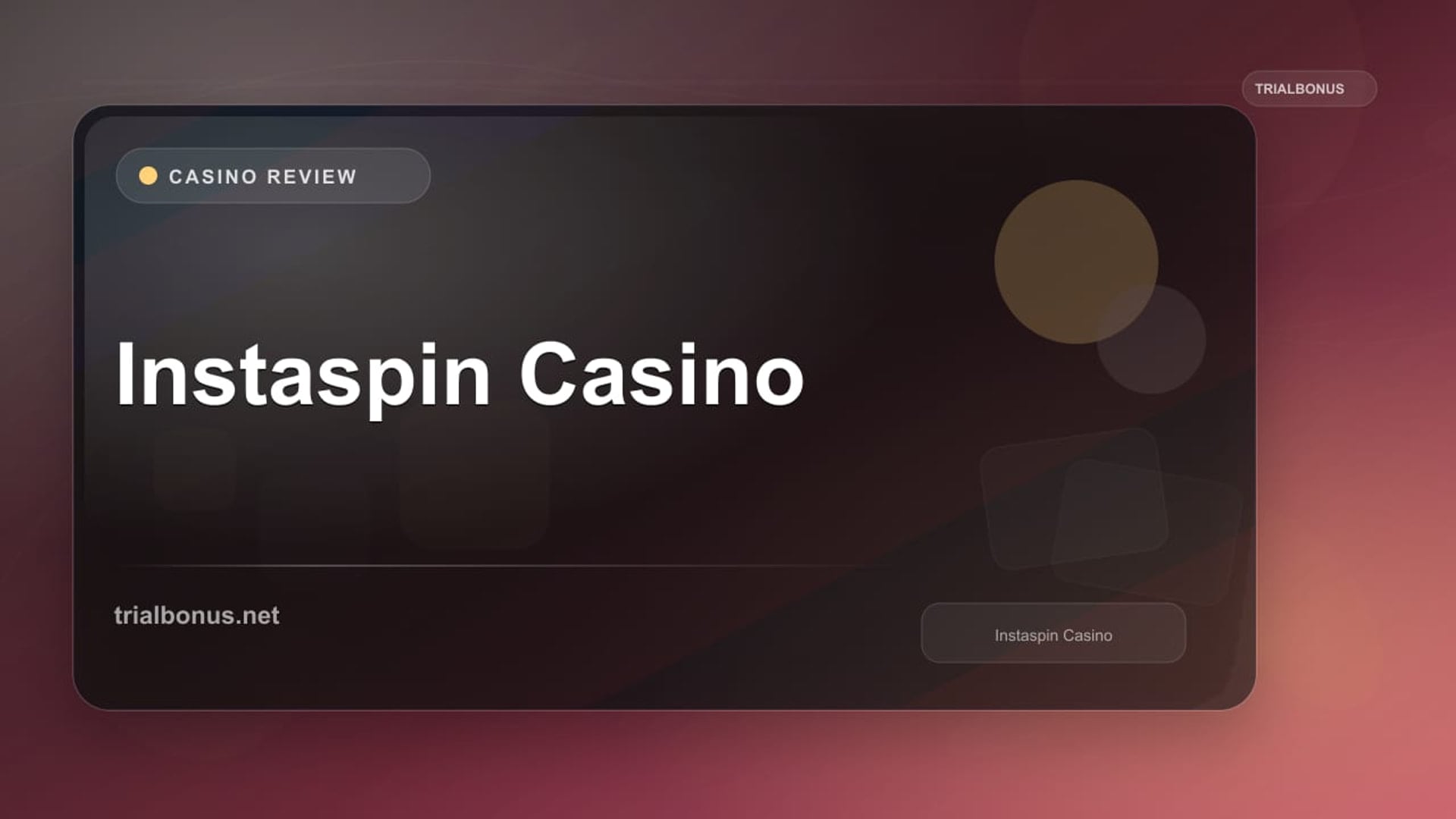 Instaspin Casino review