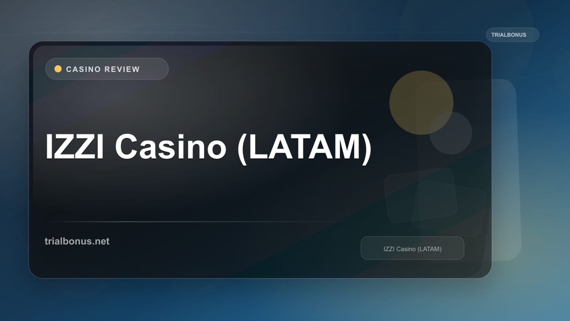 IZZI Casino (LATAM) review