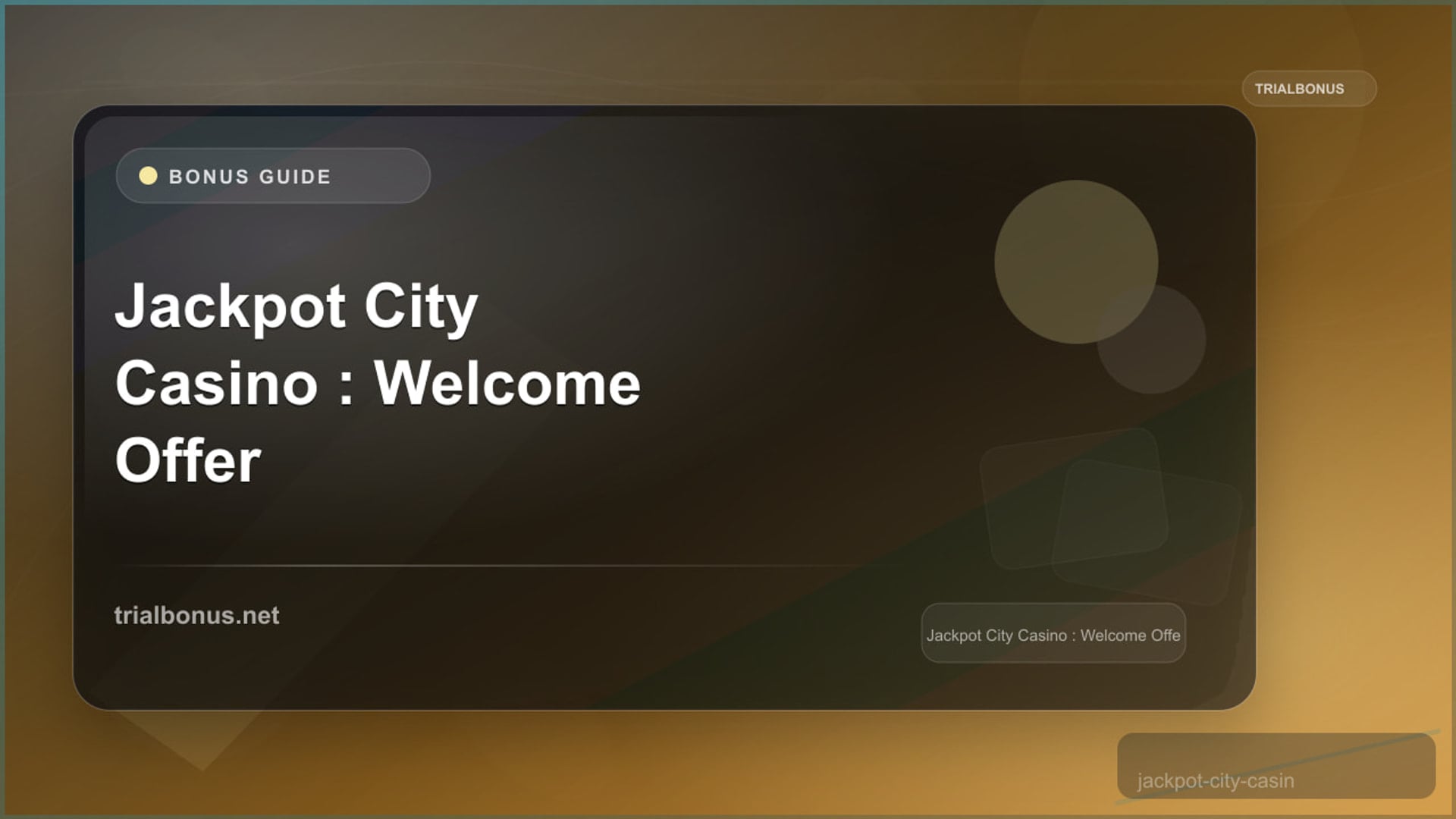 Jackpot City Casino Bonus: Welcome Offer and Terms Guide review