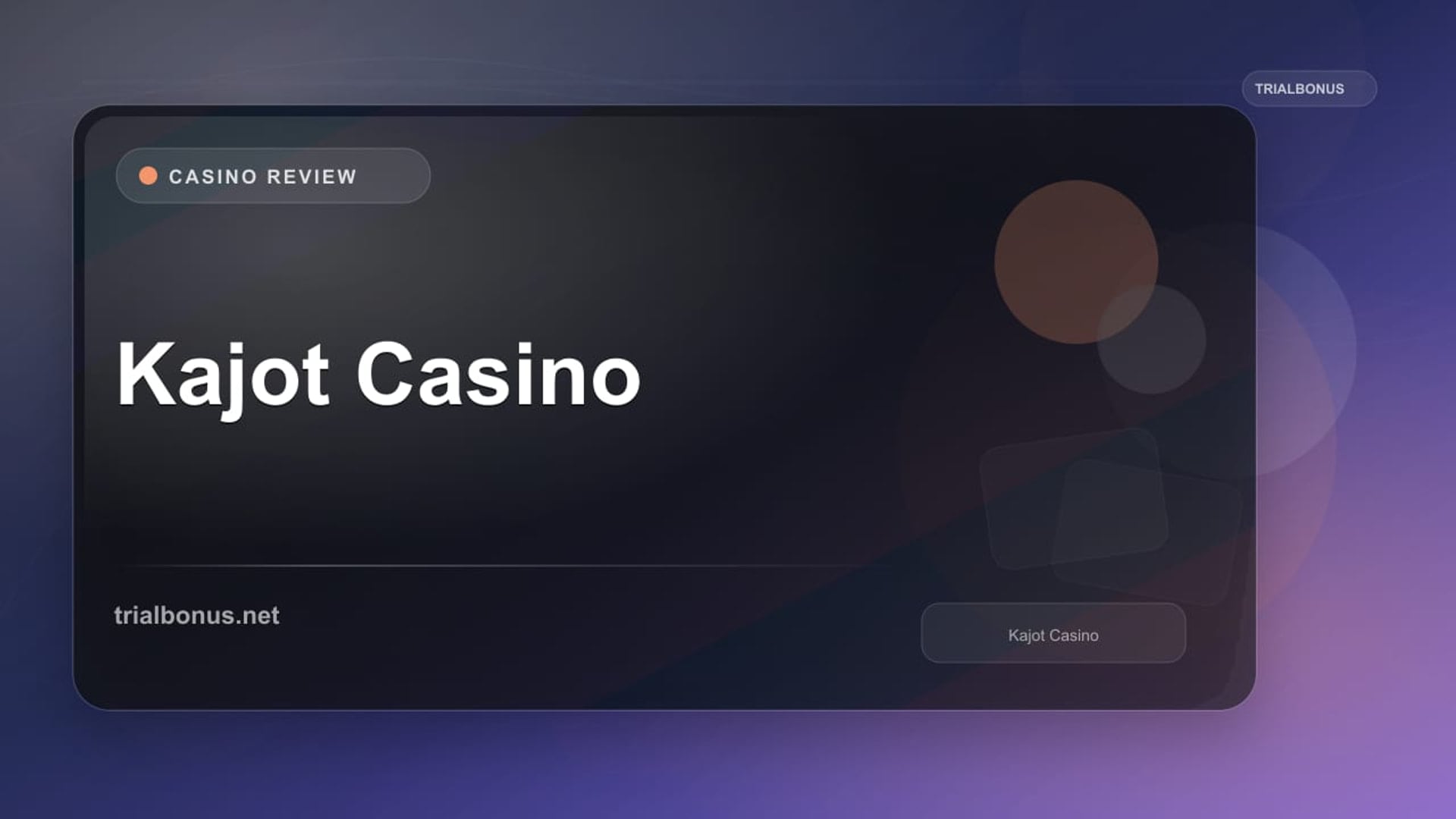 Kajot Casino review